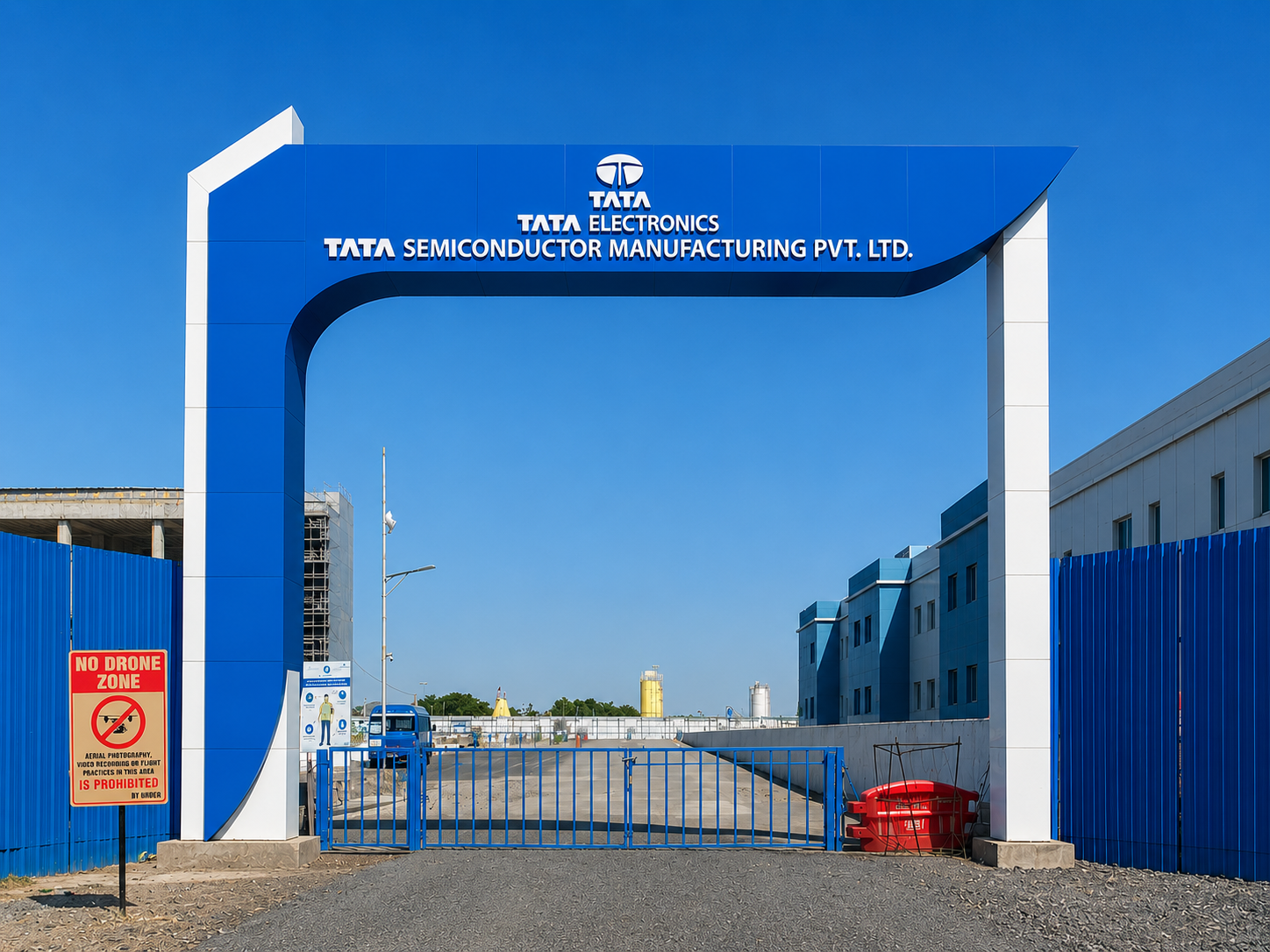 Tata Semiconductor Dholera Construction